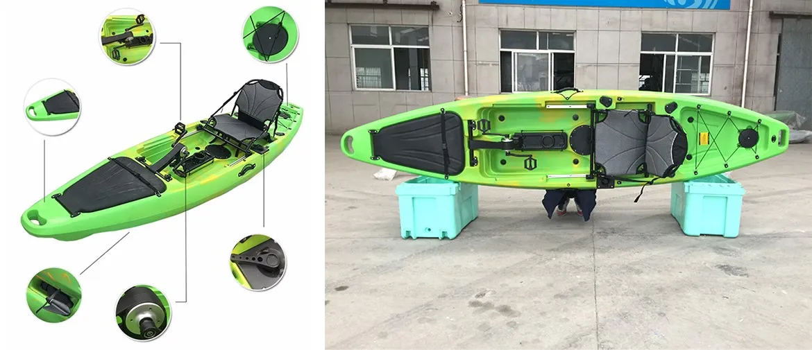 Stable Fishing Kayak with Pedals